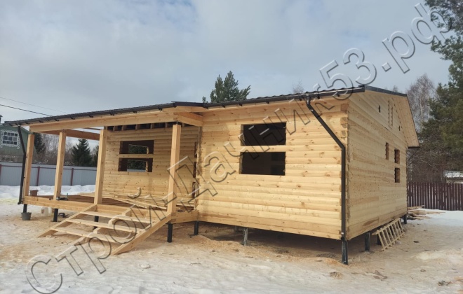 3 Брусовой дом 10,7х10,2м, 109 М², Московская область, Орехово-Зуевский район, город Дрезна, СНТ «Текстильщик» (6)